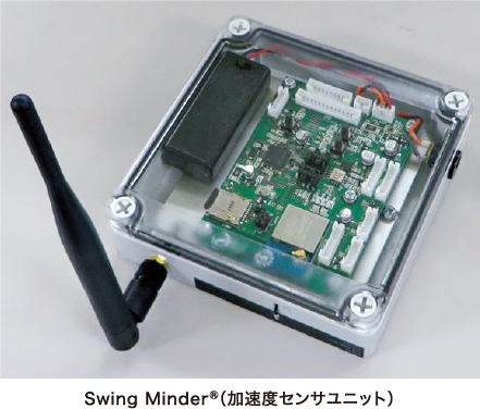 Swing Minder®（加速度センサユニット）
